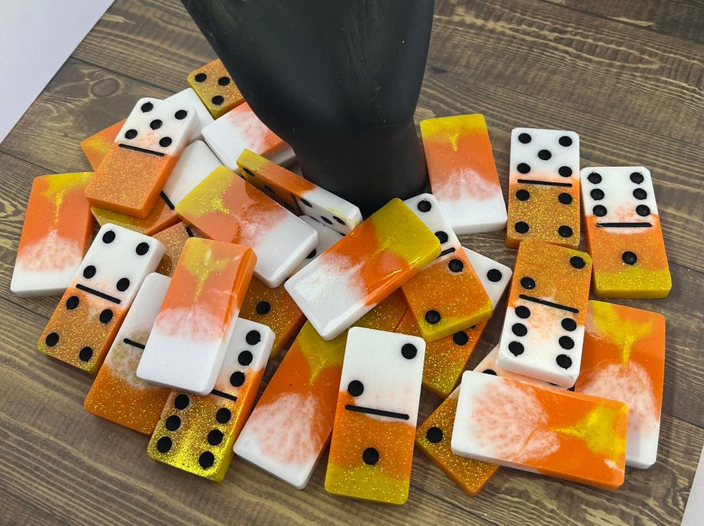 Halloween Candy Corn Dominoes