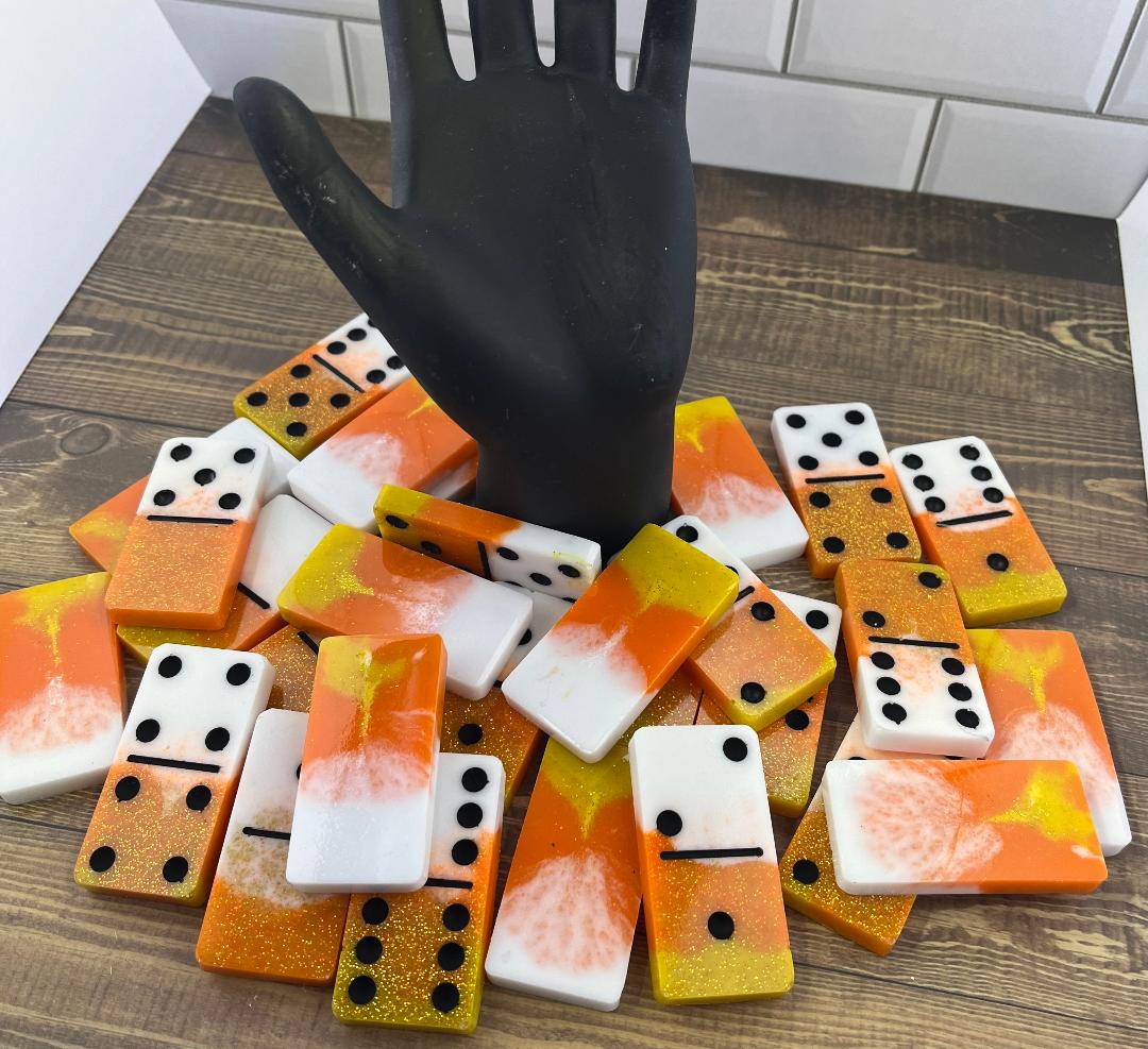Halloween Candy Corn Dominoes