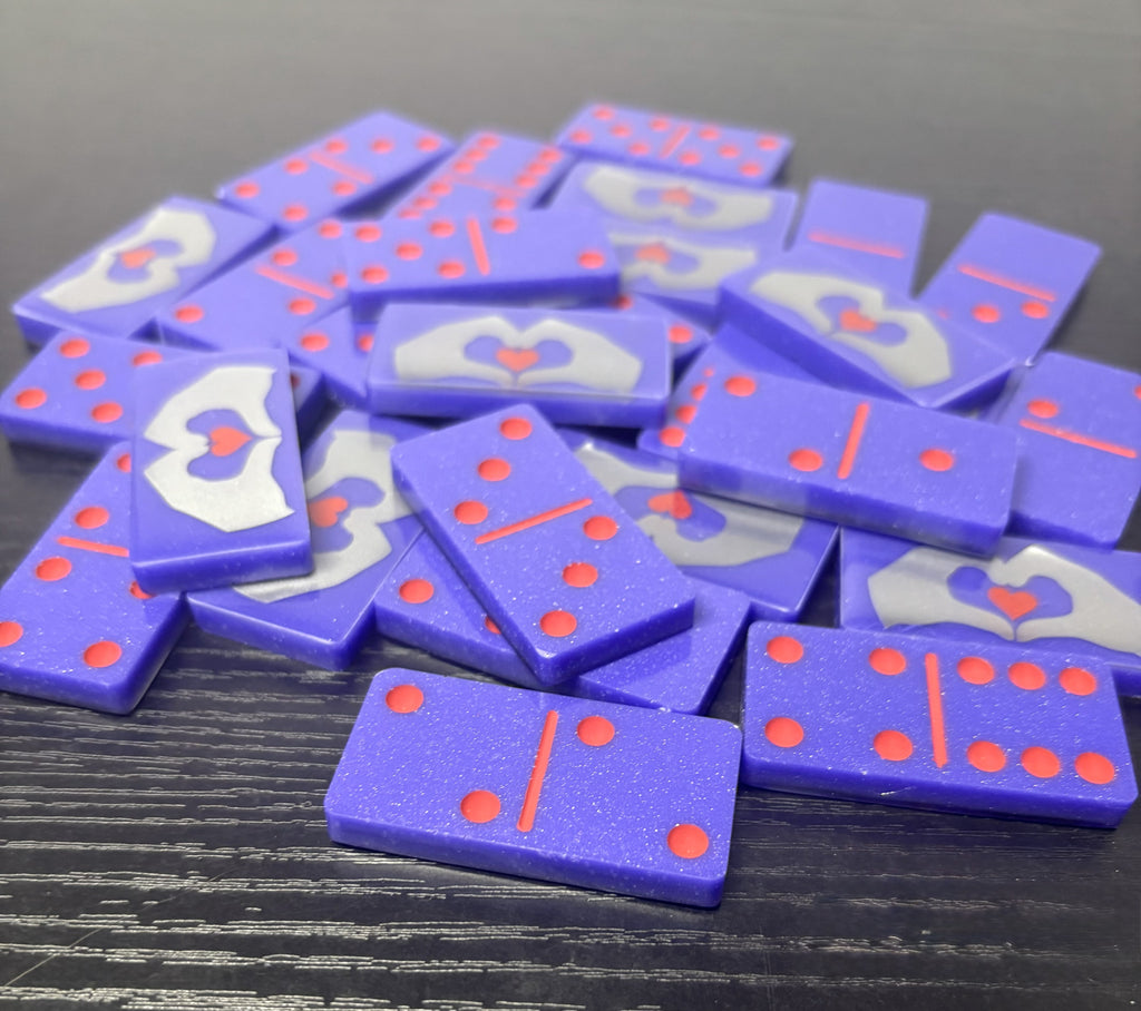 Hand-Heart Dominoes