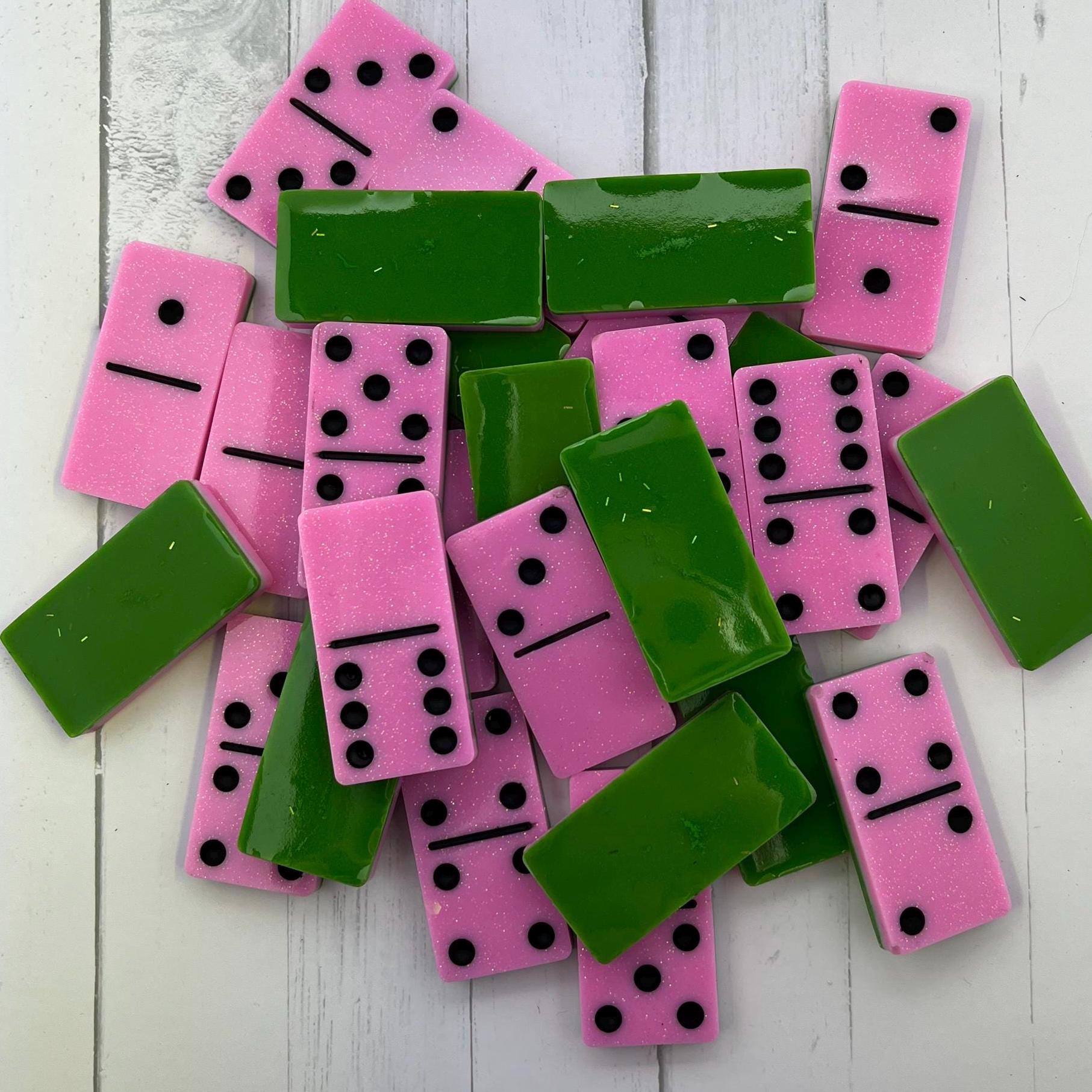 Watermelon handmade resin Dominoes