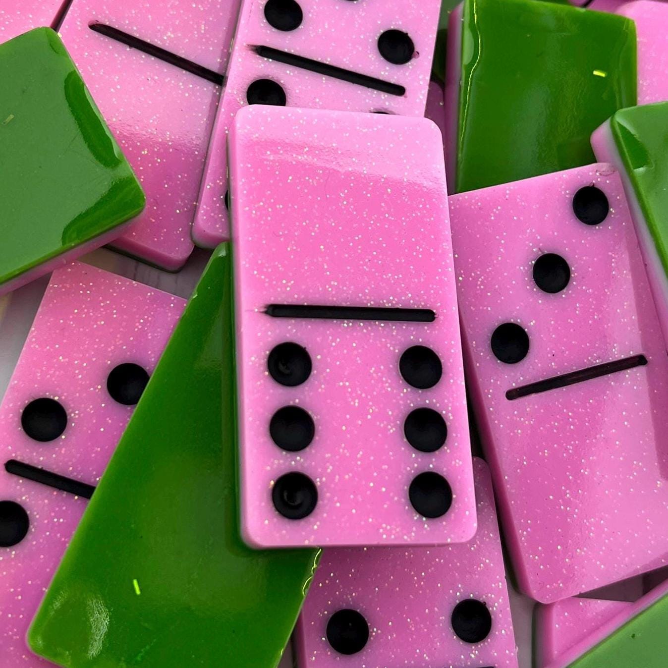 Watermelon handmade resin Dominoes